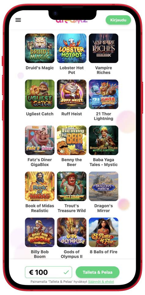 dreamz casino app.